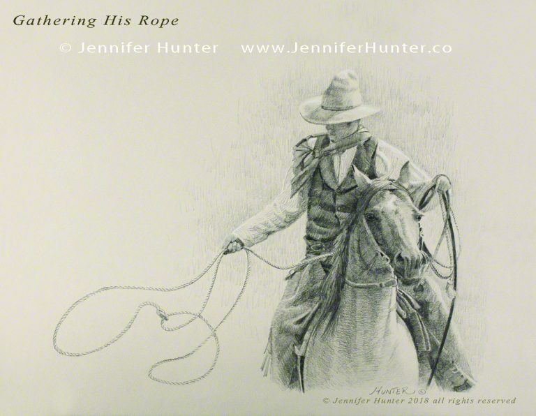 Gathering his Rope